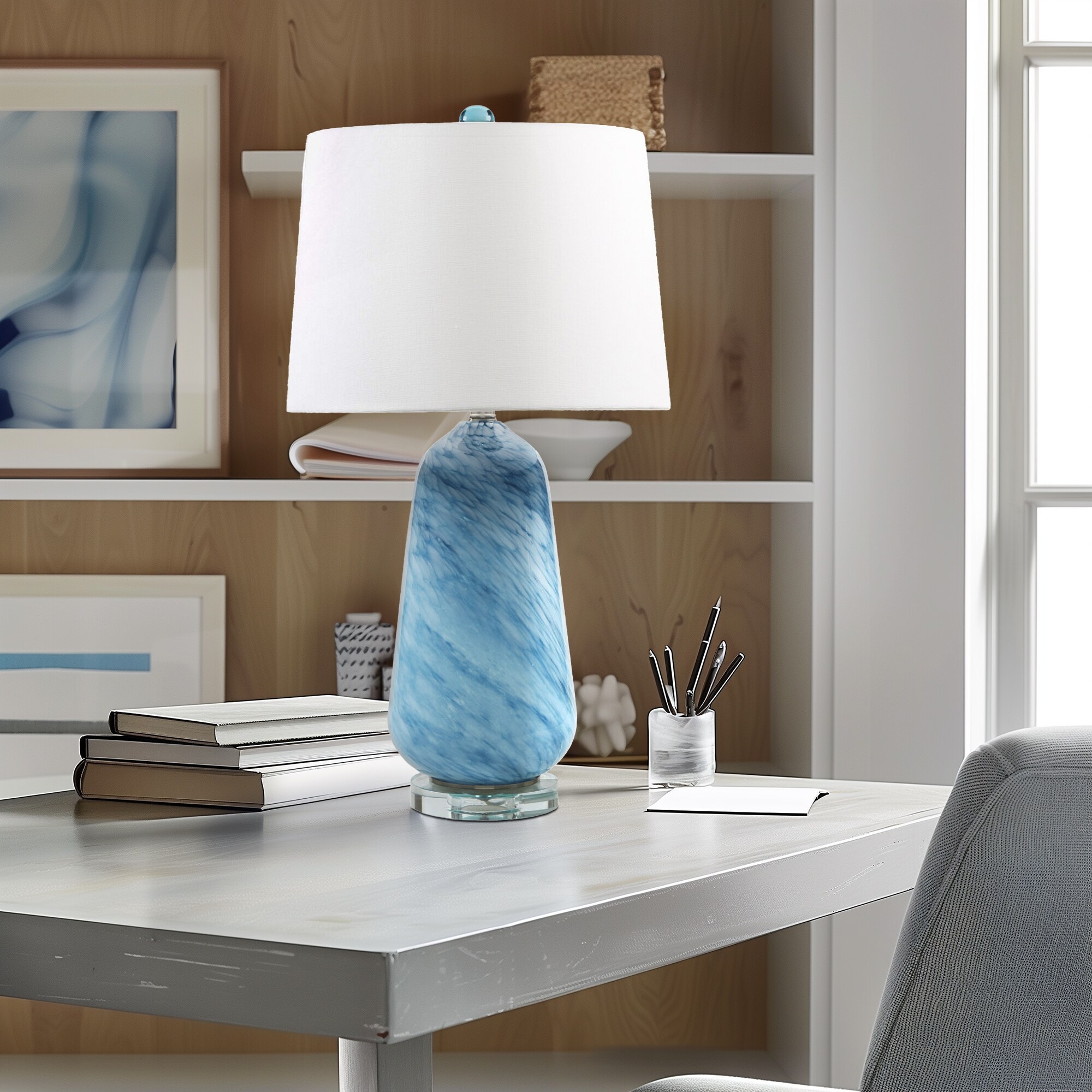 Blue lamps on sale